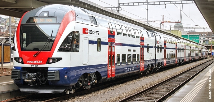 [Schienenfahrzeuge] AIREX® T90 - Stadler Rail, Schweiz